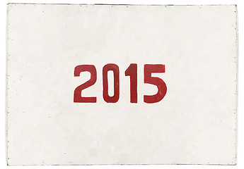 Image showing new year 2015 of the goat