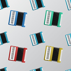 Image showing Vector background for accordion