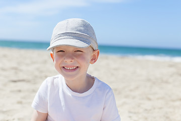 Image showing kid at the beach