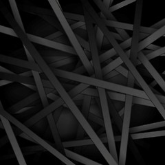 Image showing Dark striped tech vector background