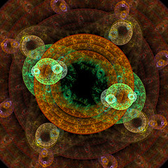 Image showing Symmetrical growth of bacteria