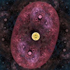 Image showing Symmetrical growth of bacteria