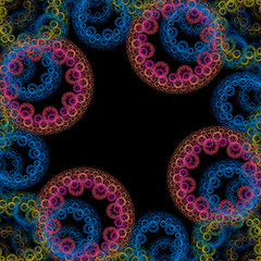 Image showing Symmetrical growth of bacteria