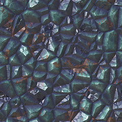 Image showing Dark precious mineral close up