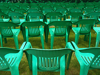 Image showing open air chairs