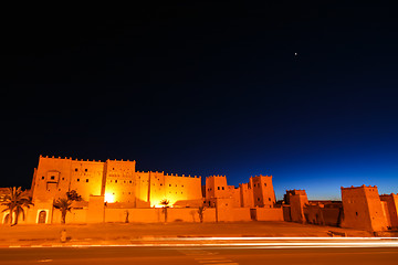 Image showing Taourirt Kasbah in Ouarzazate, Morocco, North Africa.