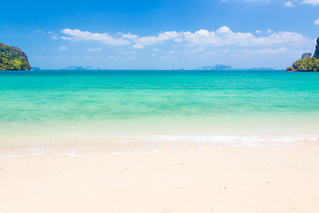 Image showing Crystal clean sea.