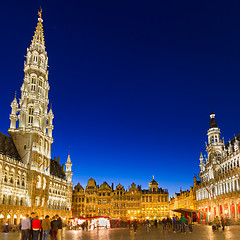 Image showing Grote Markt, Brussels, Belgium, Europe.