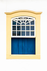 Image showing Colorful vintage window.