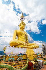 Image showing Buddha statue - Krabi Tiger Cave - Wat Tham Sua, Krabi, Thailand