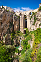 Image showing Panoramic view of Ronda, Andalusia, Spain