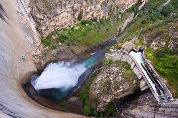 Image showing Dam of the hydroelectric power station