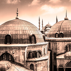 Image showing Blue ( Sultan Ahmed ) Mosque, Istanbul, Turkey