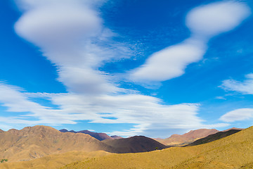 Image showing Morocco, High Atlas Mountains, Tizi N'Tichka pass.