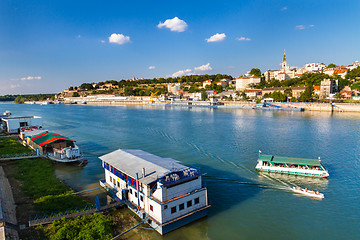 Image showing Panorama of Belgrade, Serbia, Yugoslavia.