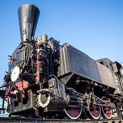 Image showing Vintage steam engine.