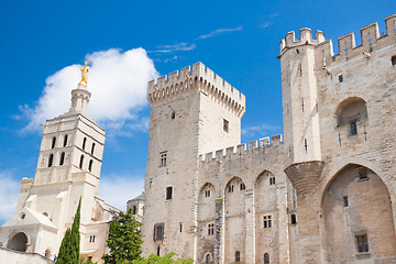 Image showing Papal Palace, Avignon, Provence, France, Europe