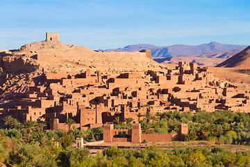 Image showing Ancient city of Ait Benhaddou in Morocco