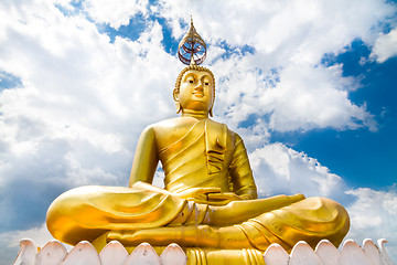 Image showing Buddha statue - Krabi Tiger Cave - Wat Tham Sua, Krabi, Thailand