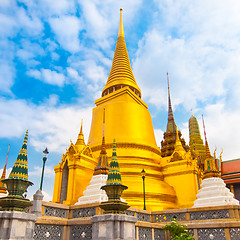 Image showing Wat Phra Kaew temple, Bangkok, Thailand.