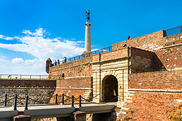 Image showing Statue of the Victor Stefan, Belgrade, Serbia.