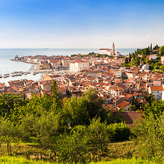 Image showing Picturesque old town Piran - Slovenia.