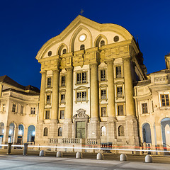 Image showing Ursuline Church, Congress Square, Ljubljana, Slovenia.