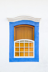 Image showing Colorful vintage window.