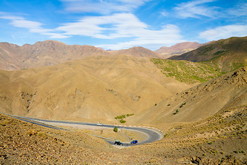 Image showing Morocco, High Atlas Mountains, Tizi N'Tichka pass.