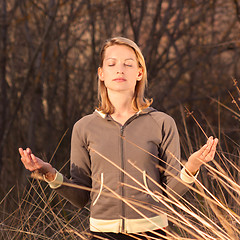 Image showing Woman relaxing