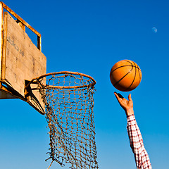 Image showing Basketball game