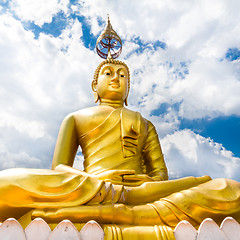 Image showing Buddha statue - Krabi Tiger Cave - Wat Tham Sua, Krabi, Thailand