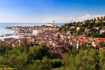 Image showing Picturesque old town Piran - Slovenia.