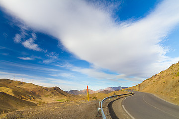 Image showing Morocco, High Atlas Mountains, Tizi N'Tichka pass.