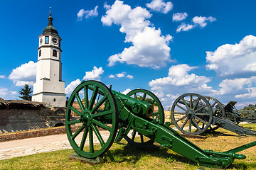 Image showing Kalemegdan Fortress in Belgrade, capital of Serbia.