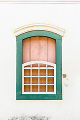 Image showing Colorful vintage window.