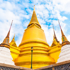 Image showing Wat Phra Kaew temple, Bangkok, Thailand.