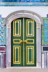 Image showing Ancient door in Topkapi Palace, Istanbul, Turkey