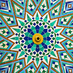 Image showing Arabic mosaic detail