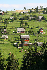 Image showing Village in Carpathians
