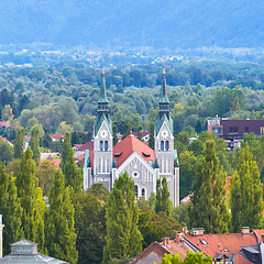 Image showing Trnovo church, Ljubljana, Slovenia.
