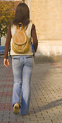 Image showing College girl