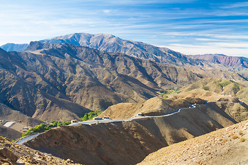 Image showing Morocco, High Atlas Mountains, Tizi N'Tichka pass.