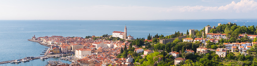 Image showing Picturesque old town Piran - Slovenia.