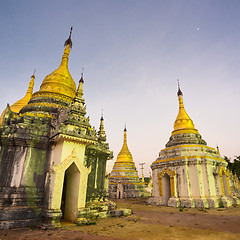 Image showing Ancient buddhist temple, Pindaya, Burma, Myanmar.