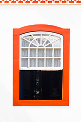 Image showing Colorful vintage window.