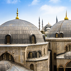 Image showing Blue ( Sultan Ahmed ) Mosque, Istanbul, Turkey