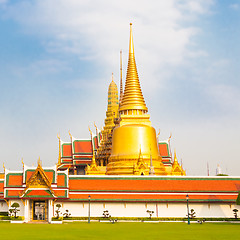 Image showing Thailand, Bangkok,  Wat Phra Kaew temple.