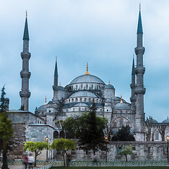 Image showing Blue ( Sultan Ahmed ) Mosque, Istanbul, Turkey