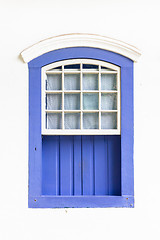 Image showing Colorful vintage window.